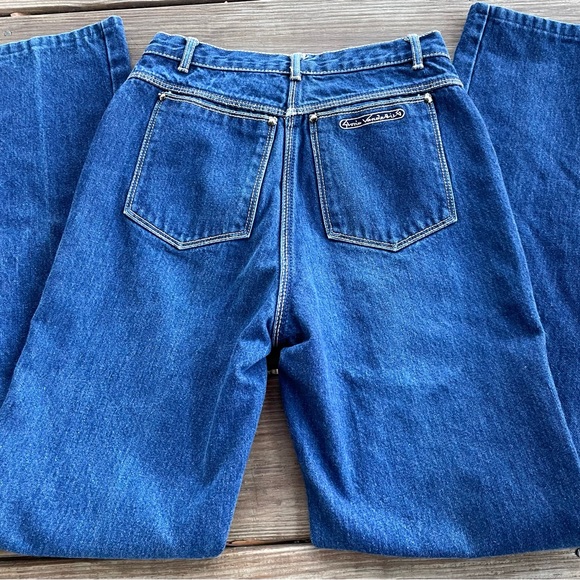 Vintage High Waist Denim Straight Leg 70s / 80s Gloria Vanderbilt for Murjani 10 - Picture 1 of 8